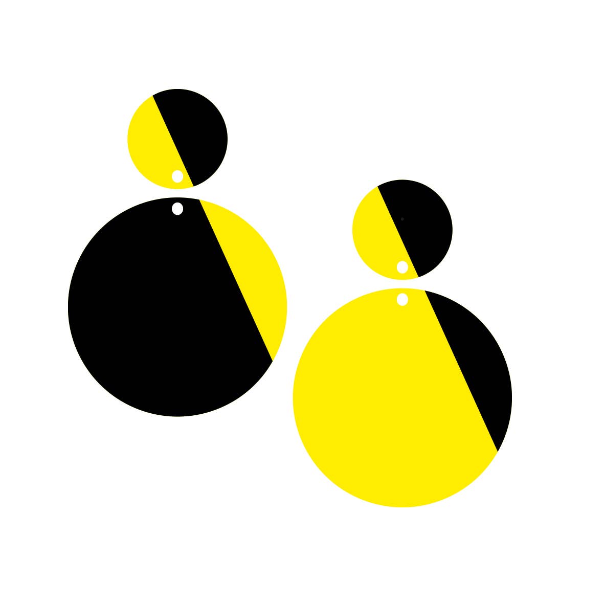 ALEX+SVET - Wholesale Dangle Earrings - LYLY PC acrylic earrings PRIMARY COLORS4