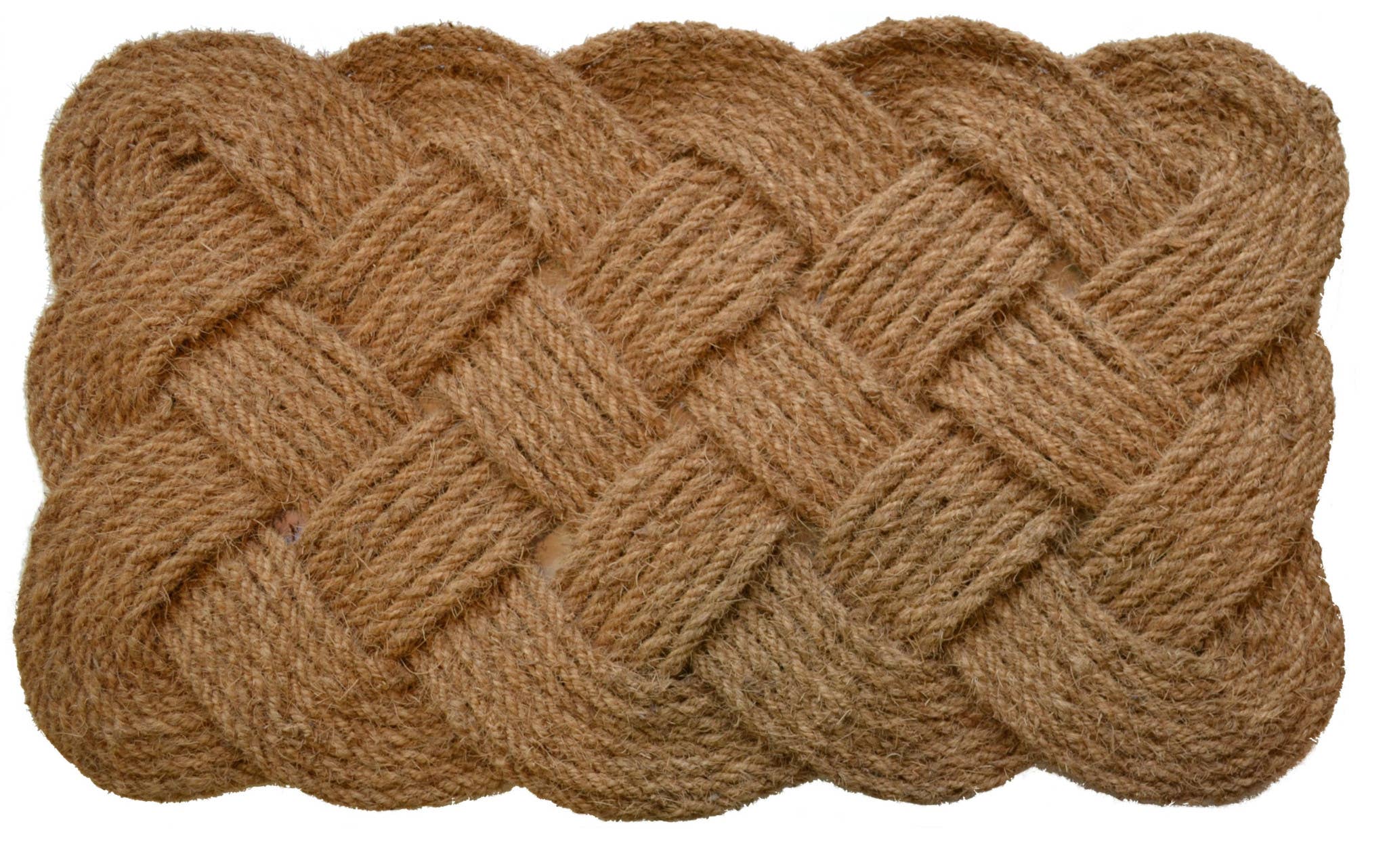 HomeRoots - Wholesale Door Mat - 24" X 37" Brown Coir Weave Outdoor Door Mat1