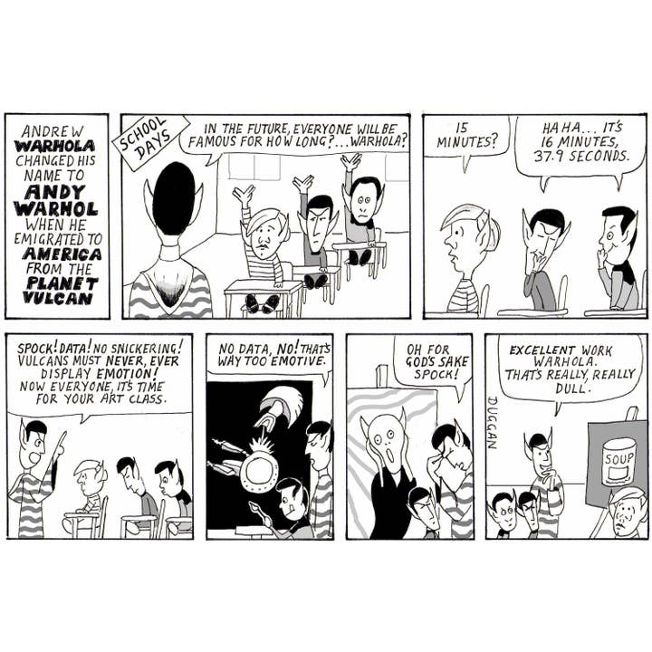 Biglietto di Auguri di Storia dell'Arte per Tutte le Occasioni#631 per la vendita all'ingrosso da parte di Duggoons Greeting Cards