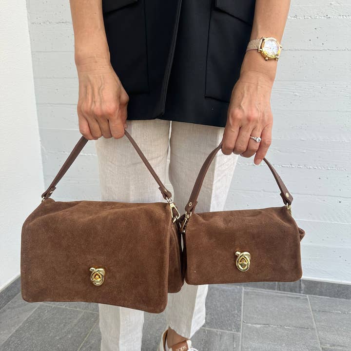 Zhade - Wholesale Shoulder Bag - Women's - BLAKE suede15