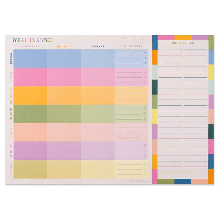 Raspberry Blossom - Wholesale Planner - Gradient Meal Planner (HAP38)0