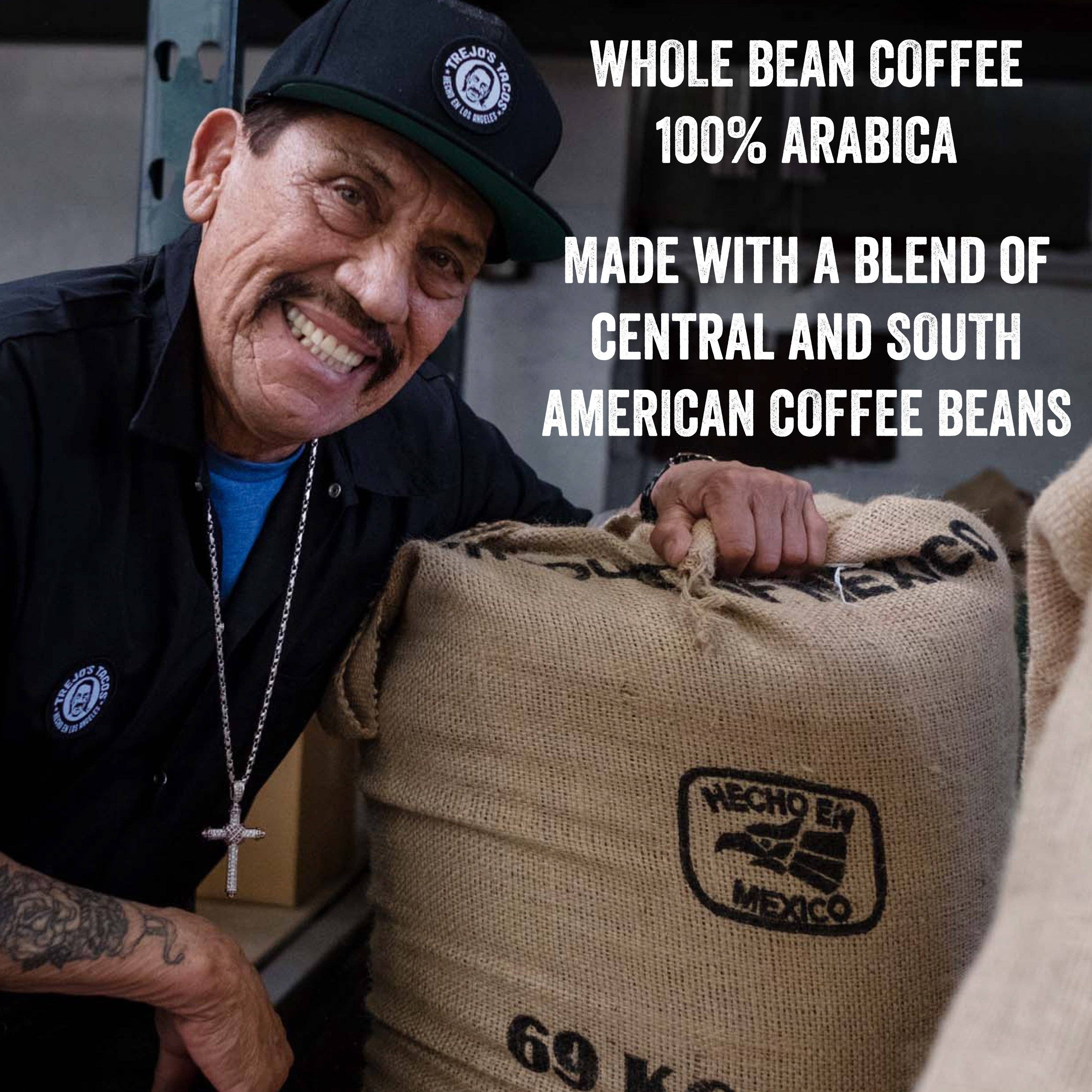 Trejo's Tacos - Wholesale Coffee Beans - Medium Roast Whole Bean Coffee (12oz)3