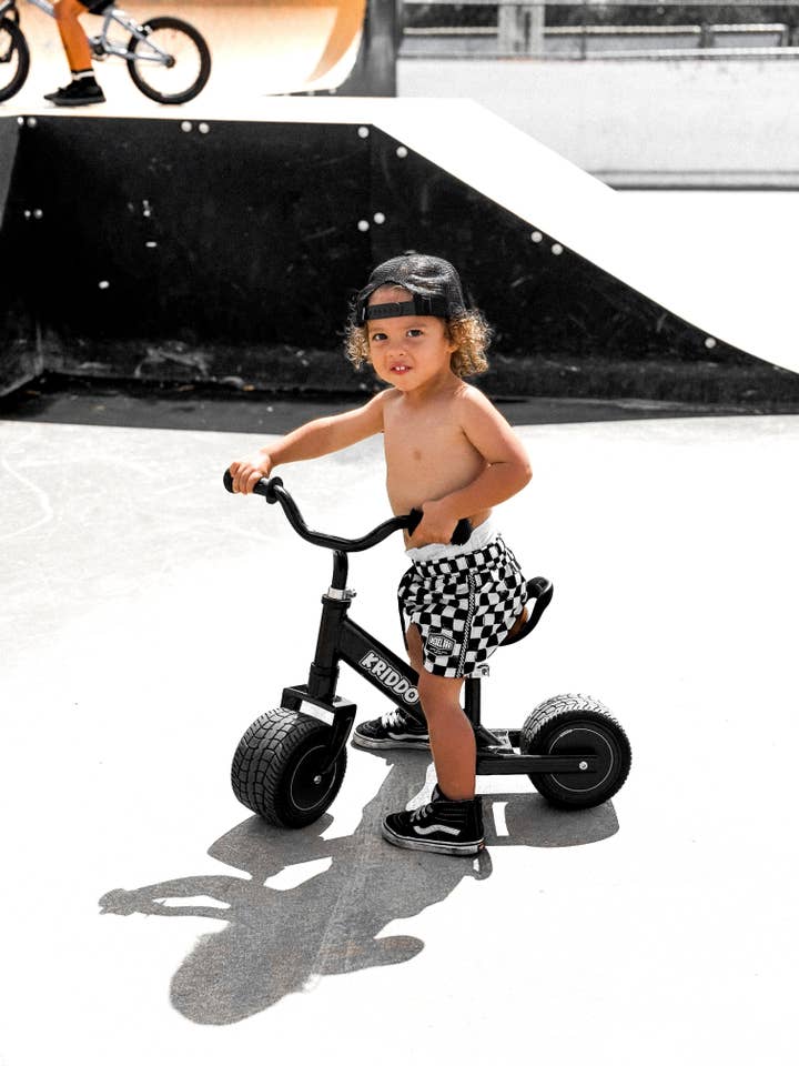 Rebel Bro - Wholesale Swim Shorts - Kids - Hybrid Swim Trunks in Vintage Venice26