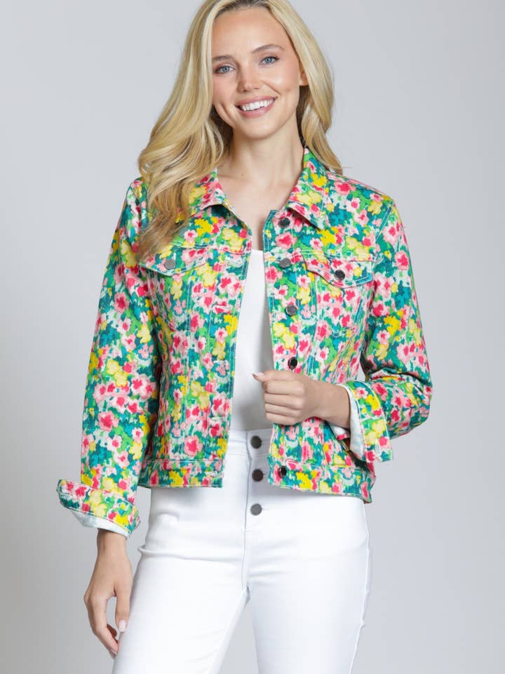 Printed Denim Jacket
for wholesale by APNY