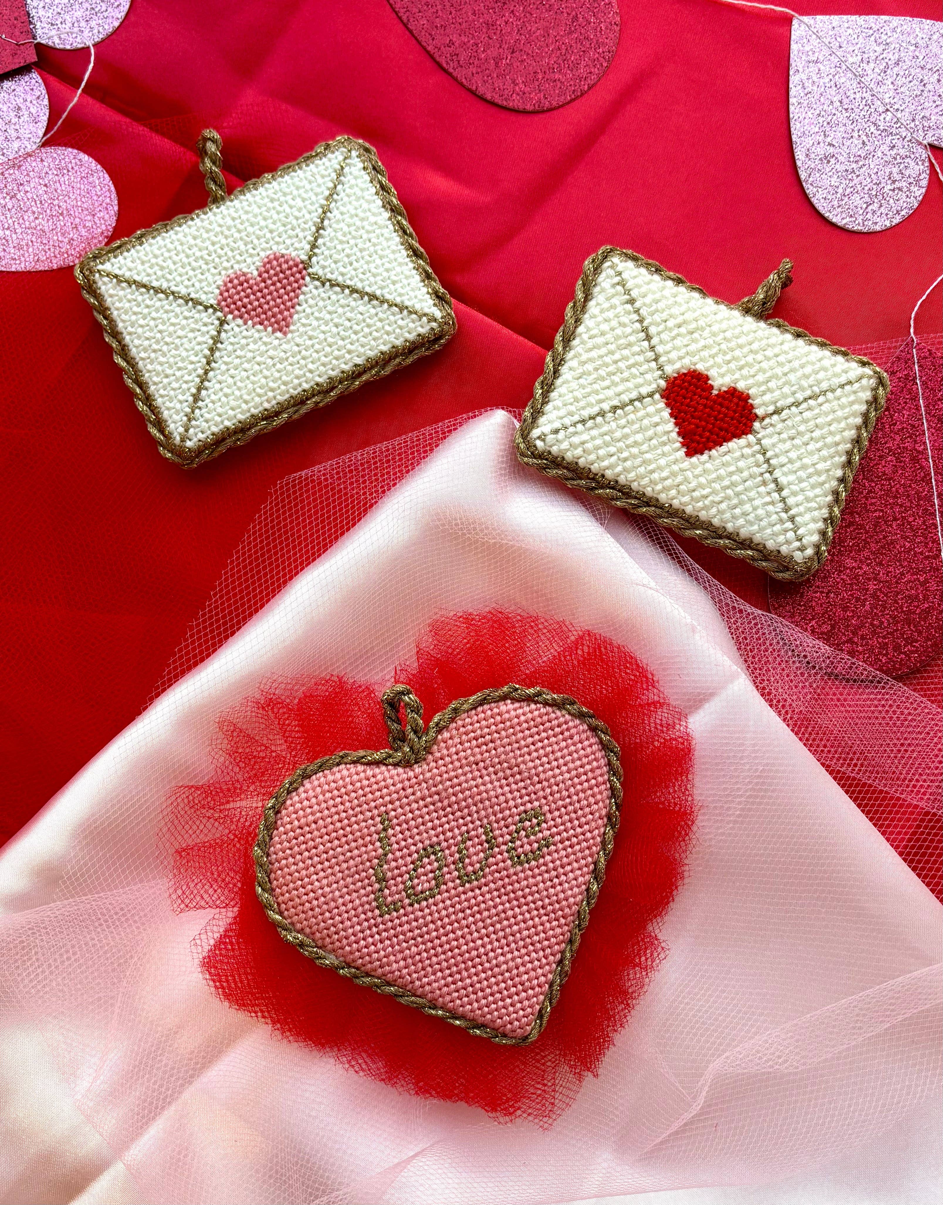 La Fete Needlepoint - Wholesale Embroidery/Cross Stitch Supplies - Love Note Canvas2