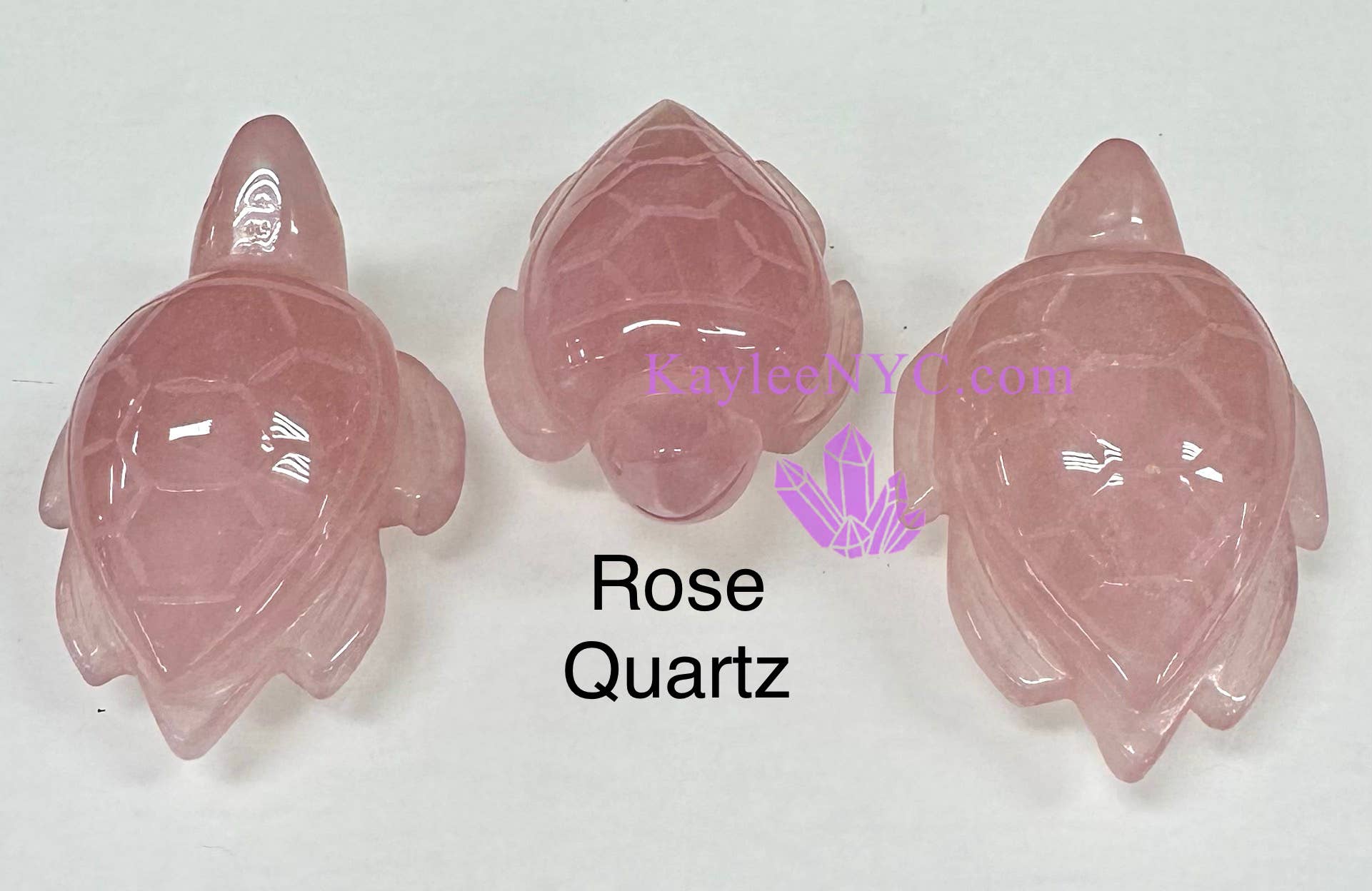 KayleeNYC - Wholesale Spiritual Stone/Crystal - 2.5” Hand Carved Natural Crystal Sea Turtles1