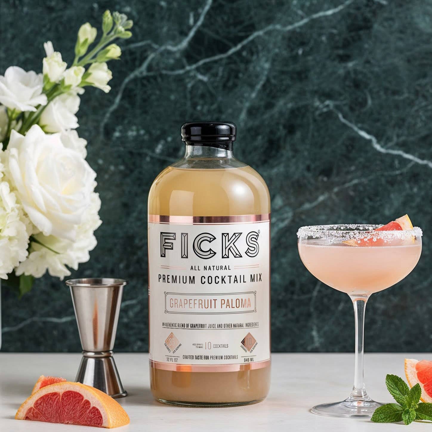 FICKS - Vente Mélange/sirop pour cocktails - Mélange à cocktail Paloma Premium FICKS3