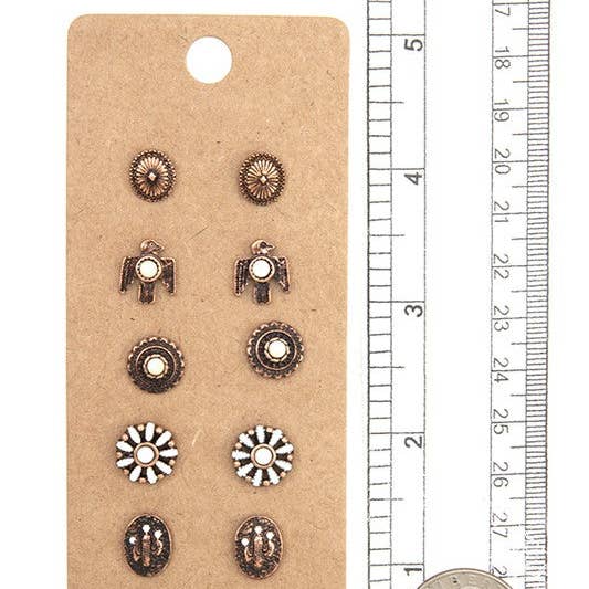 Andrea Bijoux - Wholesale Jewelry Set - THUNDER BIRD MIX POST EARRING1
