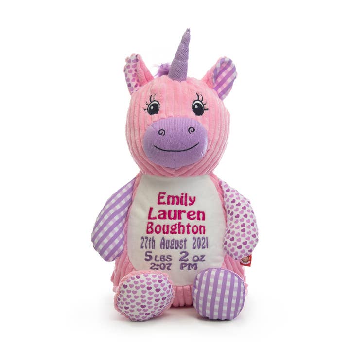 Cubbies - Wholesale Stuffed/Plush Toy - Kids & Baby - Sensory Unicorn - Pink *SALE*