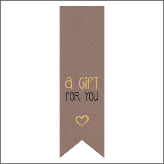 A gift for you - wish label - roll of 250 pieces for wholesale by Mini Art Products