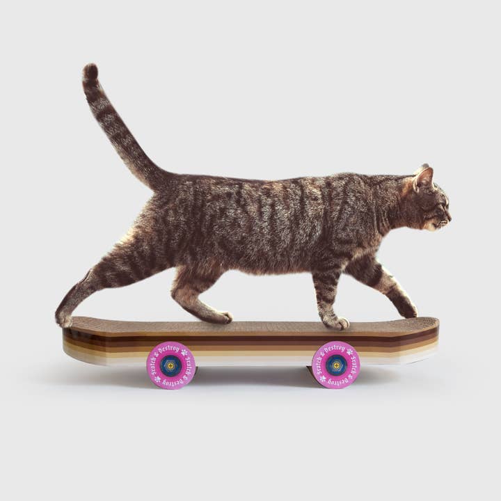SUCK UK Ltd - USA - Wholesale Pet Scratcher - Cat - Skateboard Cat Scratcher1