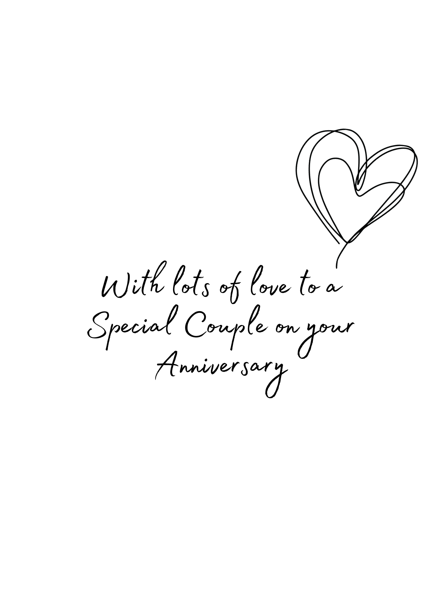 Bare Cards – wholesale Anniversary card – Son and Son-in-Law Champagne Anniversary Card2