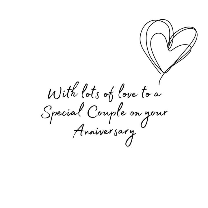 Bare Cards – wholesale Anniversary card – Son and Son-in-Law Champagne Anniversary Card2