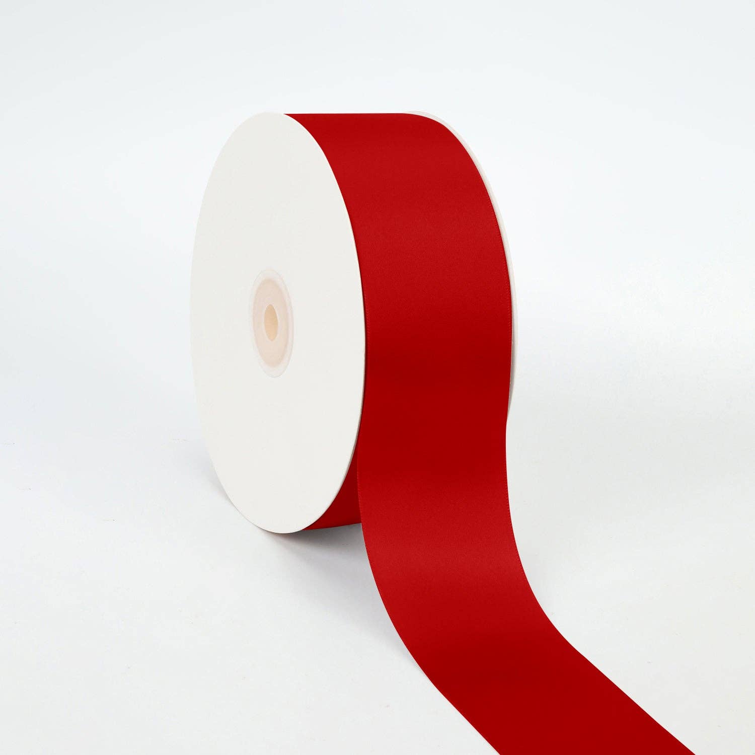 LA Ribbons Wholesale - Wholesale Ribbon - Gift Wrapping - Double Face Satin Ribbon | Red (250)6