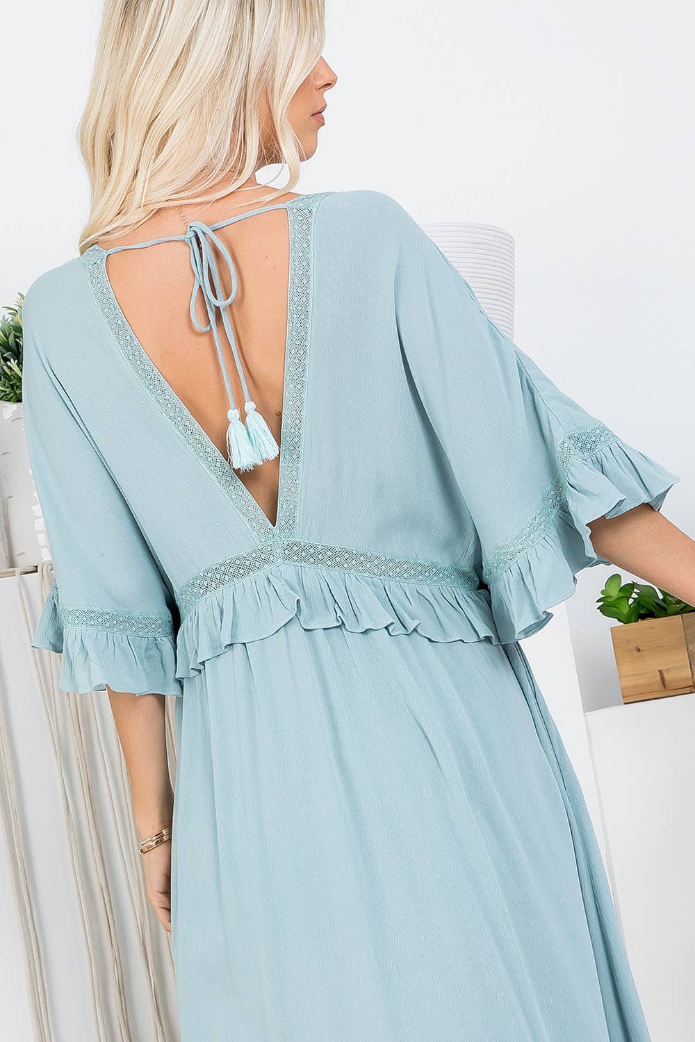 Sweet Lovely by Jen - Vente Cache-maillot – femme - ROBE CACHE-CŒUR MAXI34