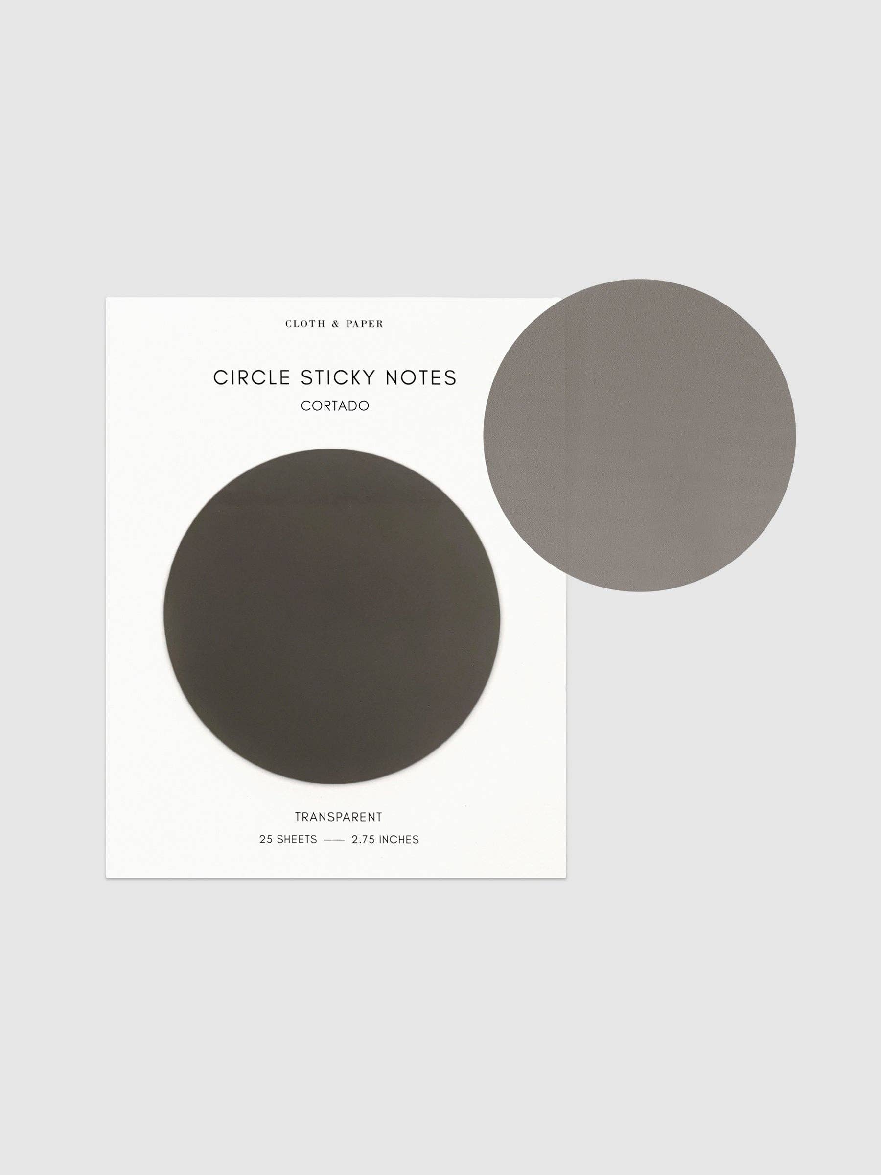 Cloth & Paper - Wholesale Sticky notes - Transparent Circle Sticky Notes15