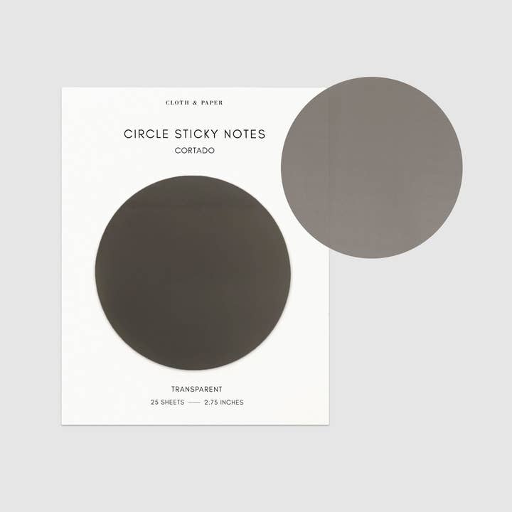 Cloth & Paper - Wholesale Sticky Notes - Transparent Circle Sticky Notes15