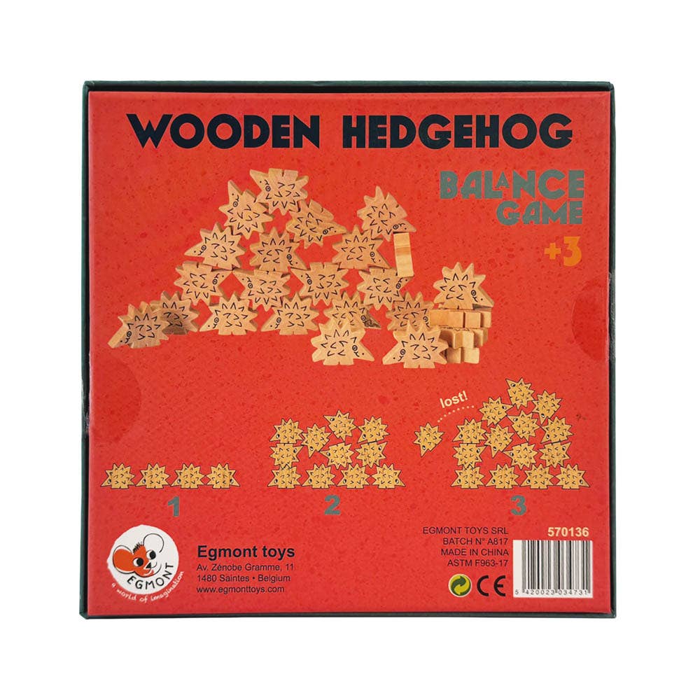 Egmont - Wholesale Wood Toy - Kids - Wooden Hedgehog Balance Game4