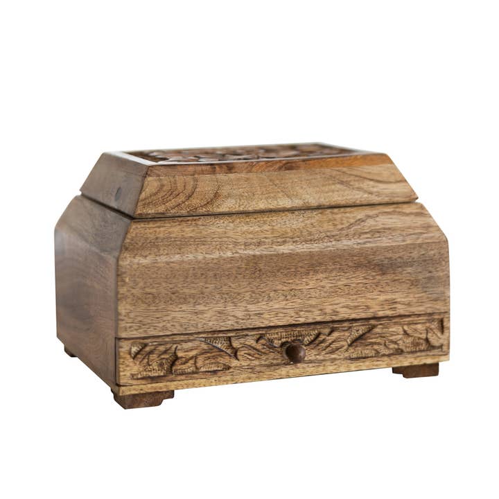 Phoolon Mango Wood Jewelry Box * for wholesale by Ten Thousand Villages