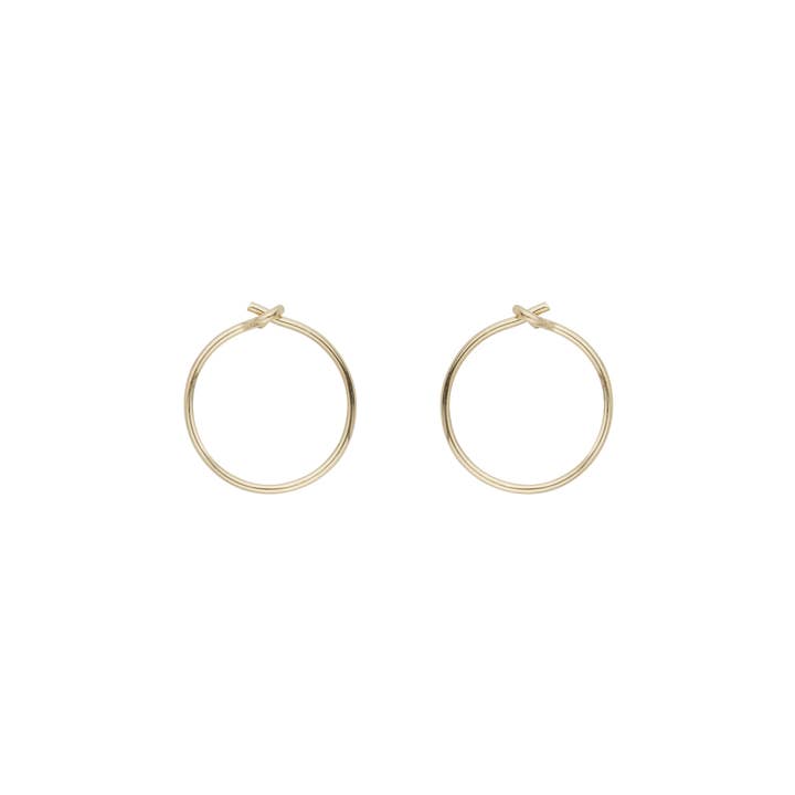 Mark Steel Jewelry - Wholesale Hoop Earrings - 22 Gauge Wire Hoop Earring Available in Sizes 9mm-18mm1