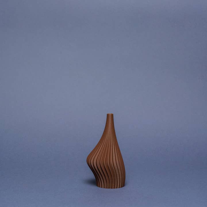 Eco-Responsible Design Vase Made in France Coffee Bean for wholesale by Atelier mahd