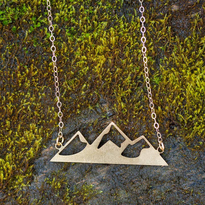 Made of Mountains - Wholesale Pendant/Charm Necklace - Mountain Home Necklace