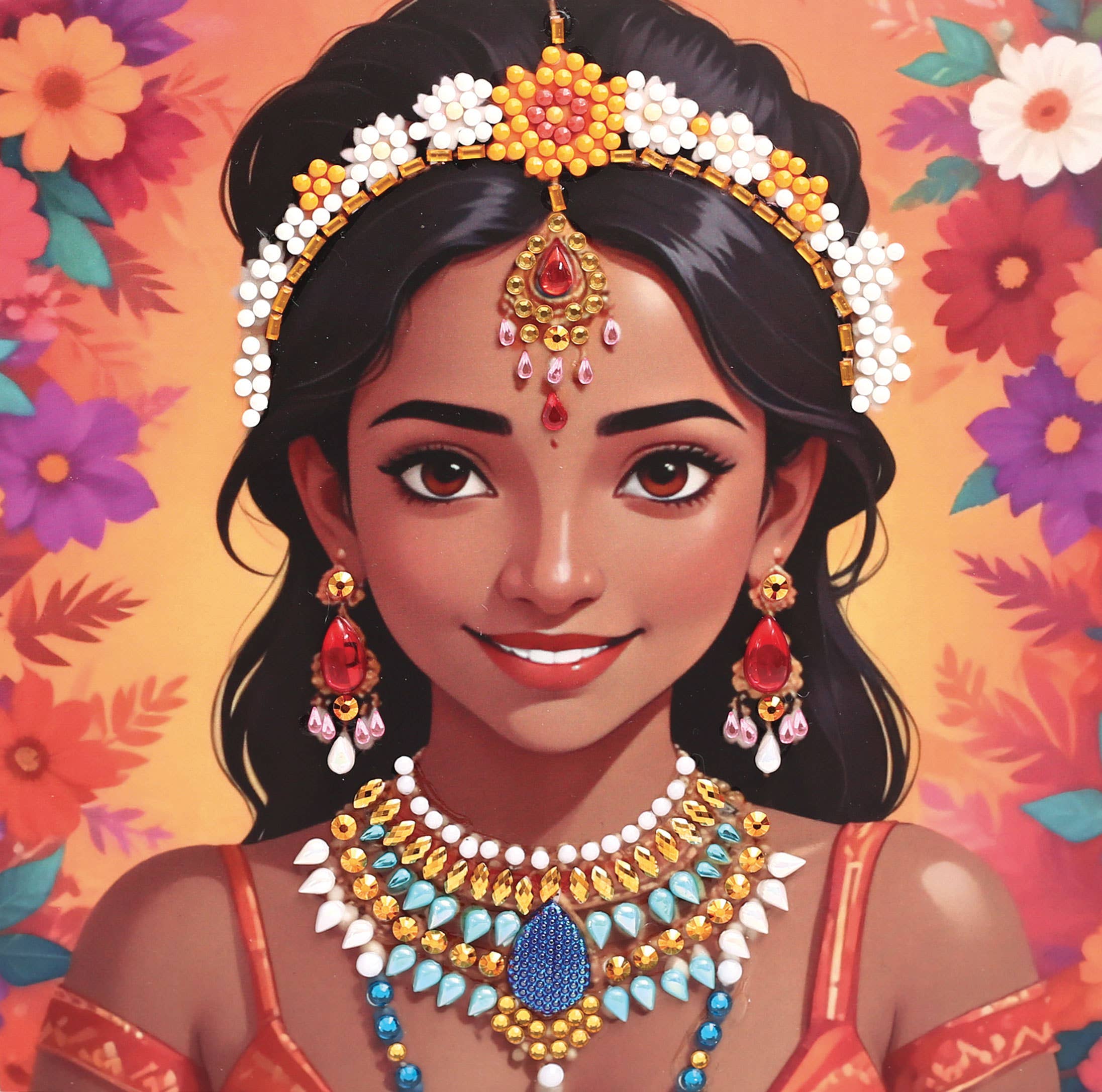 Graine Créative - Wholesale DIY Craft Kit - Kids - CARD TO BE EMBELLISHED DREAM OF THE ORIENT1