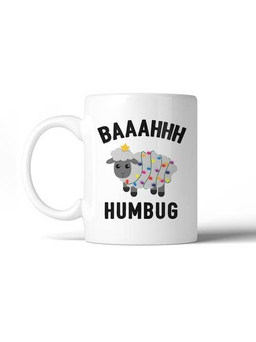 Baaahhh Humbug Coffee Mug for wholesale by 365 In Love