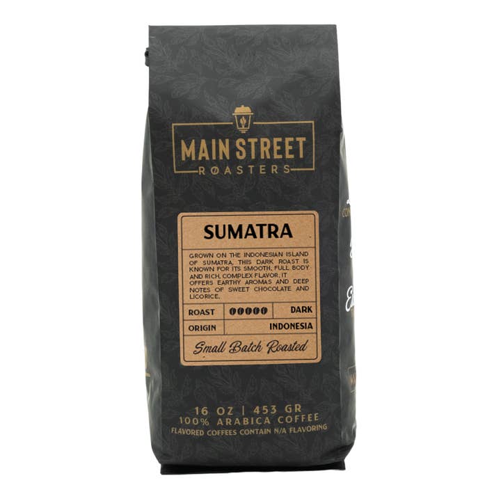 Sumatra Mandheling Coffee for wholesale by Main Street Roasters