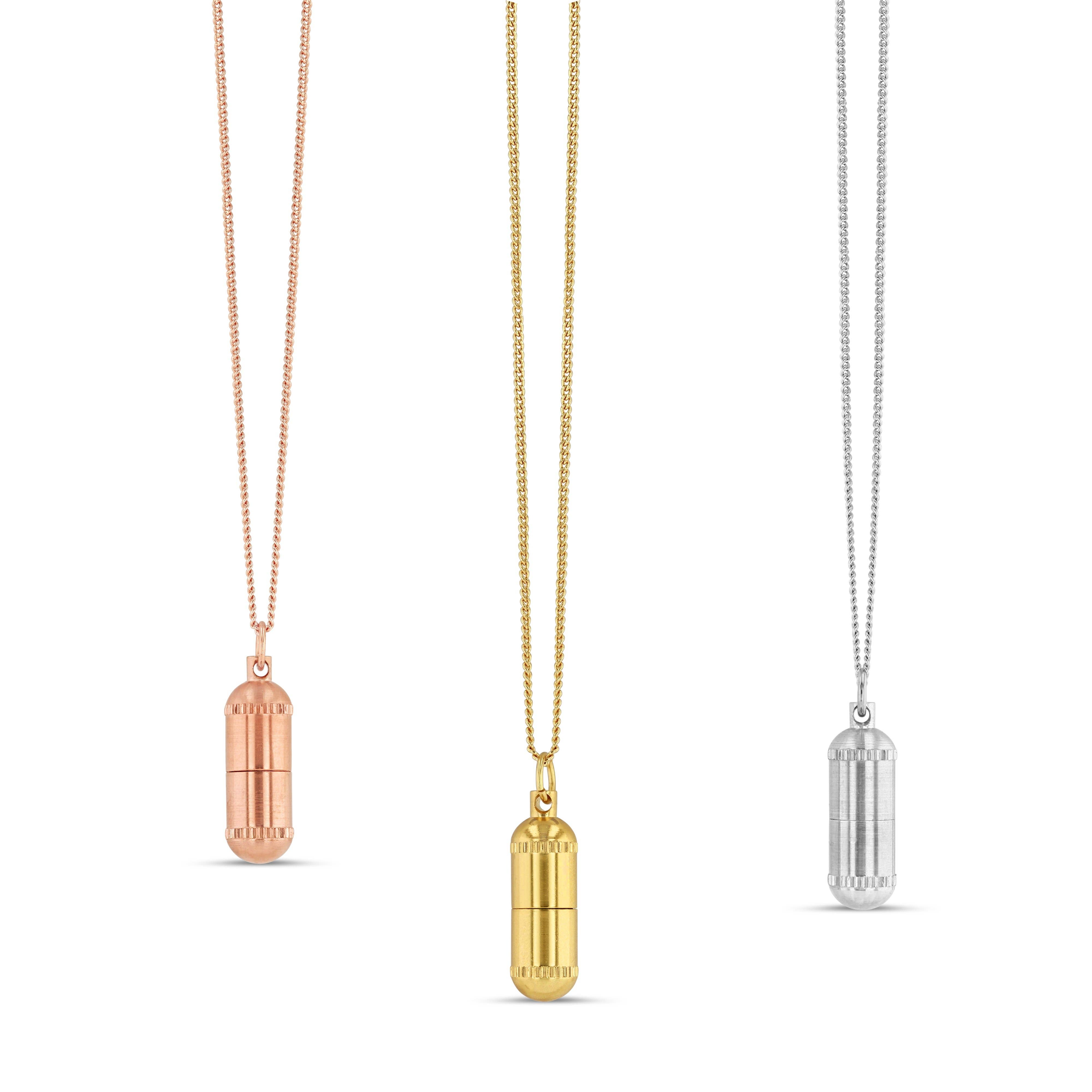 Intention Capsule - Wholesale Pendant/Charm Necklace - Gold Necklace - Dainty Chain7