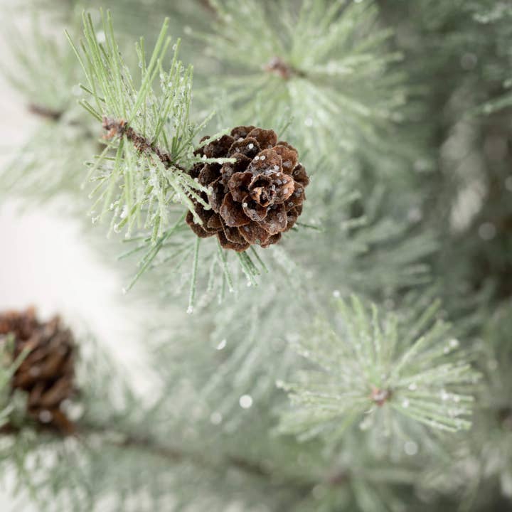 Sullivans Home Decor - Wholesale Artificial Christmas Tree - Snowy Mini Pinecone Tree