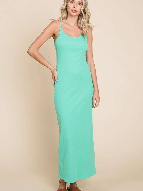 Culture Code - Wholesale Dress - Women's - CRD1615 - SOLID SPAGHETTI STRAP MAXI SLIP DRESS9