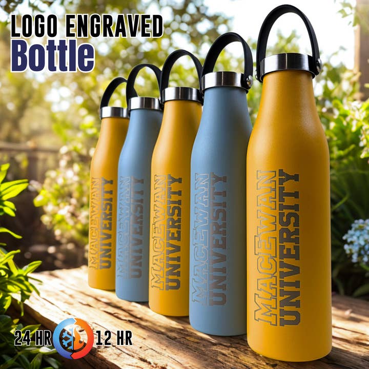 Borraccia Isolata con Logo Personalizzato Inciso e Coperchio con Manico per la vendita all'ingrosso da parte di LAMOSE