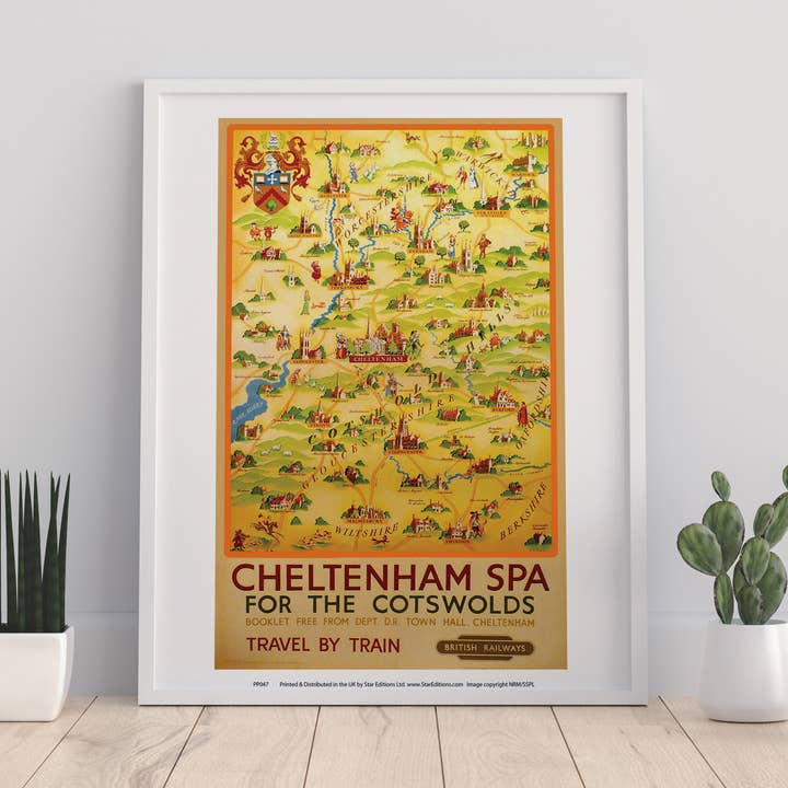 Cheltenham Spa For The Cotswolds - 11X14” Premium Art Print for wholesale by Star Editions