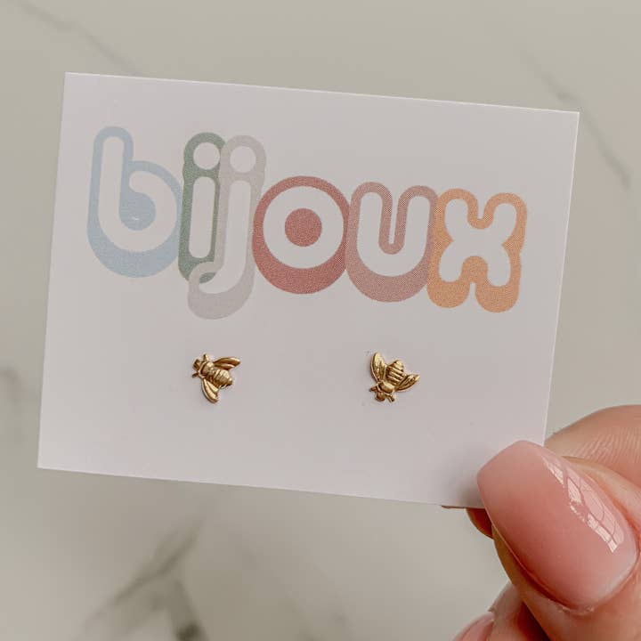 Bijoux Boutique LLC - Wholesale Stud/Post Earrings - Honeybee Stud Earrings4