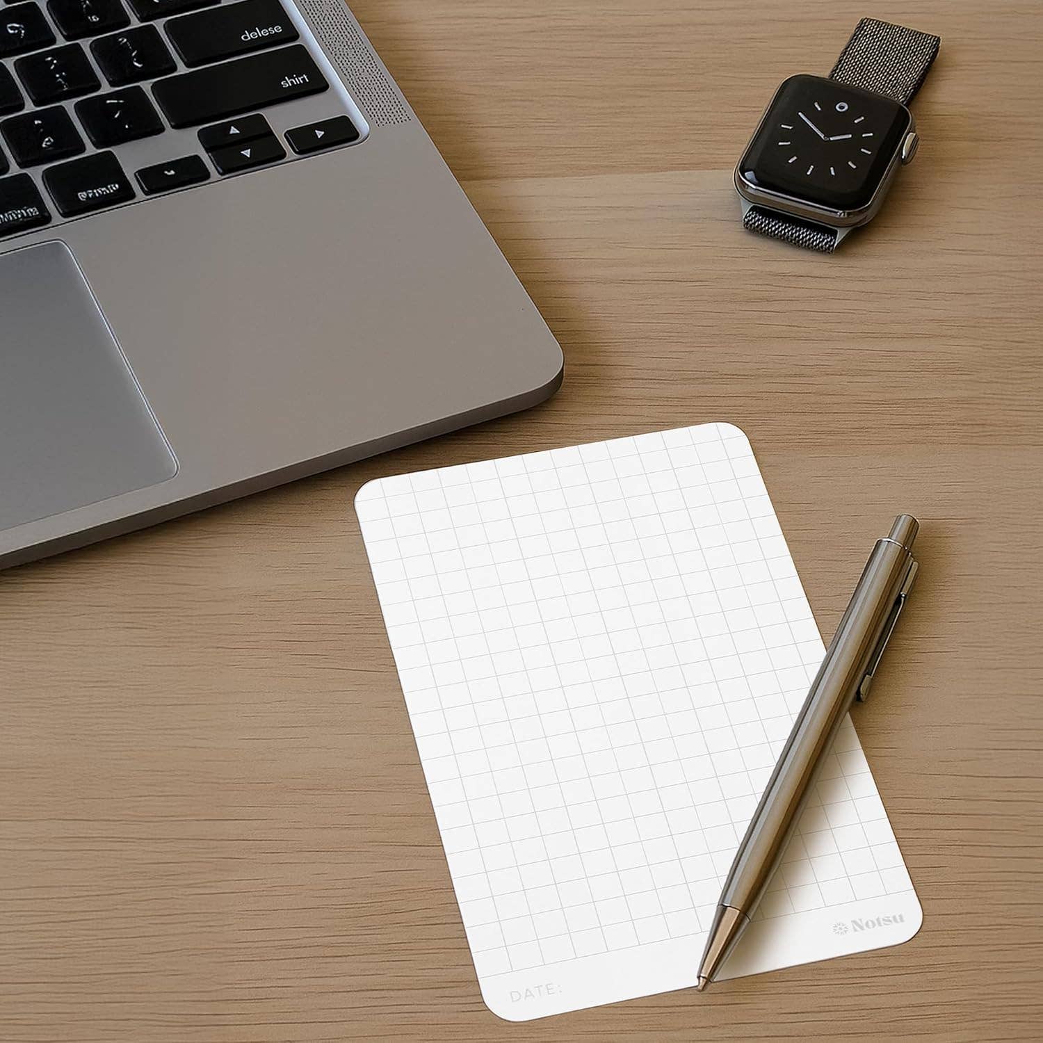 Notsu - Wholesale Stationery/Notecard Set - Graph Grid Note Cards (50 ct) | Thick Graphing Index Cards0