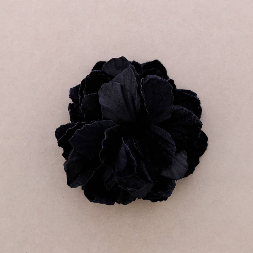 Sonata - Wholesale Snap Jewelry - Fabric Flower Brooch 16cm0