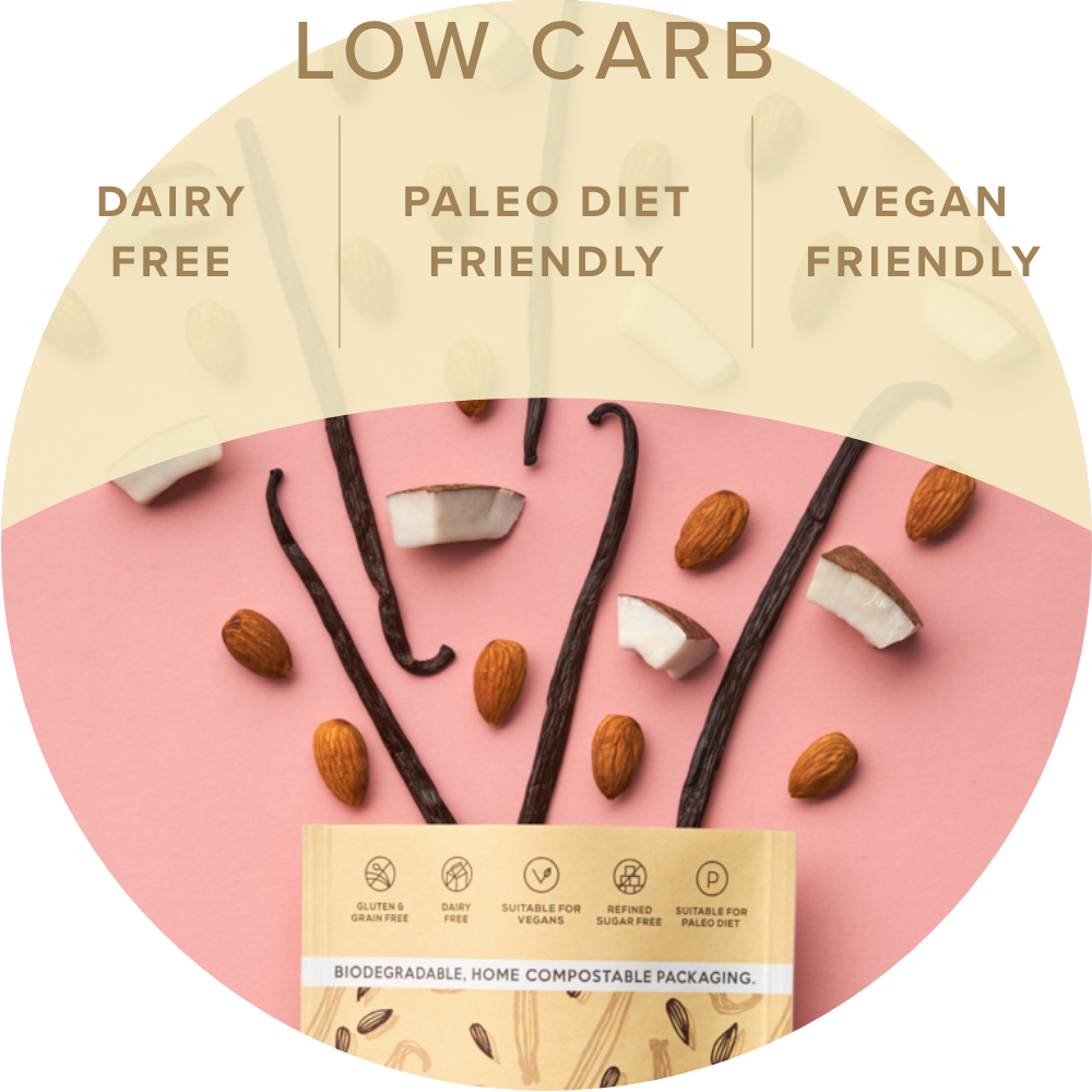 Nourish - Wholesale Cookie - Organic Vanilla Coconut Macaroons (110gm) Case of 10 NOUR0055