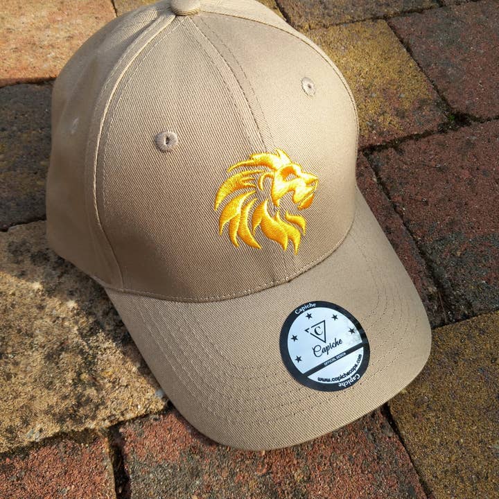 Capiche - Wholesale Baseball Cap - Men's - Lion Curved Baseball Cap - Beige4