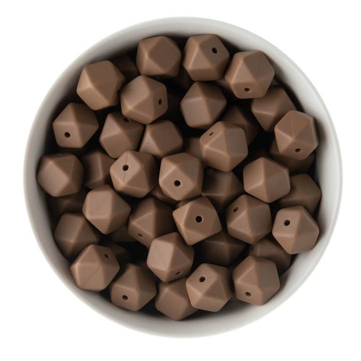 Cara & Co Silicone Craft Supply - Wholesale Beads - 14mm Hexagon Silicone Beads14