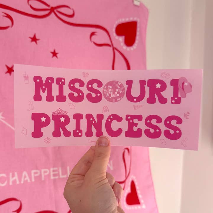 Clem & Co. - Wholesale Sticker - Missouri Princess Bumper Sticker (Midwest Princess)1