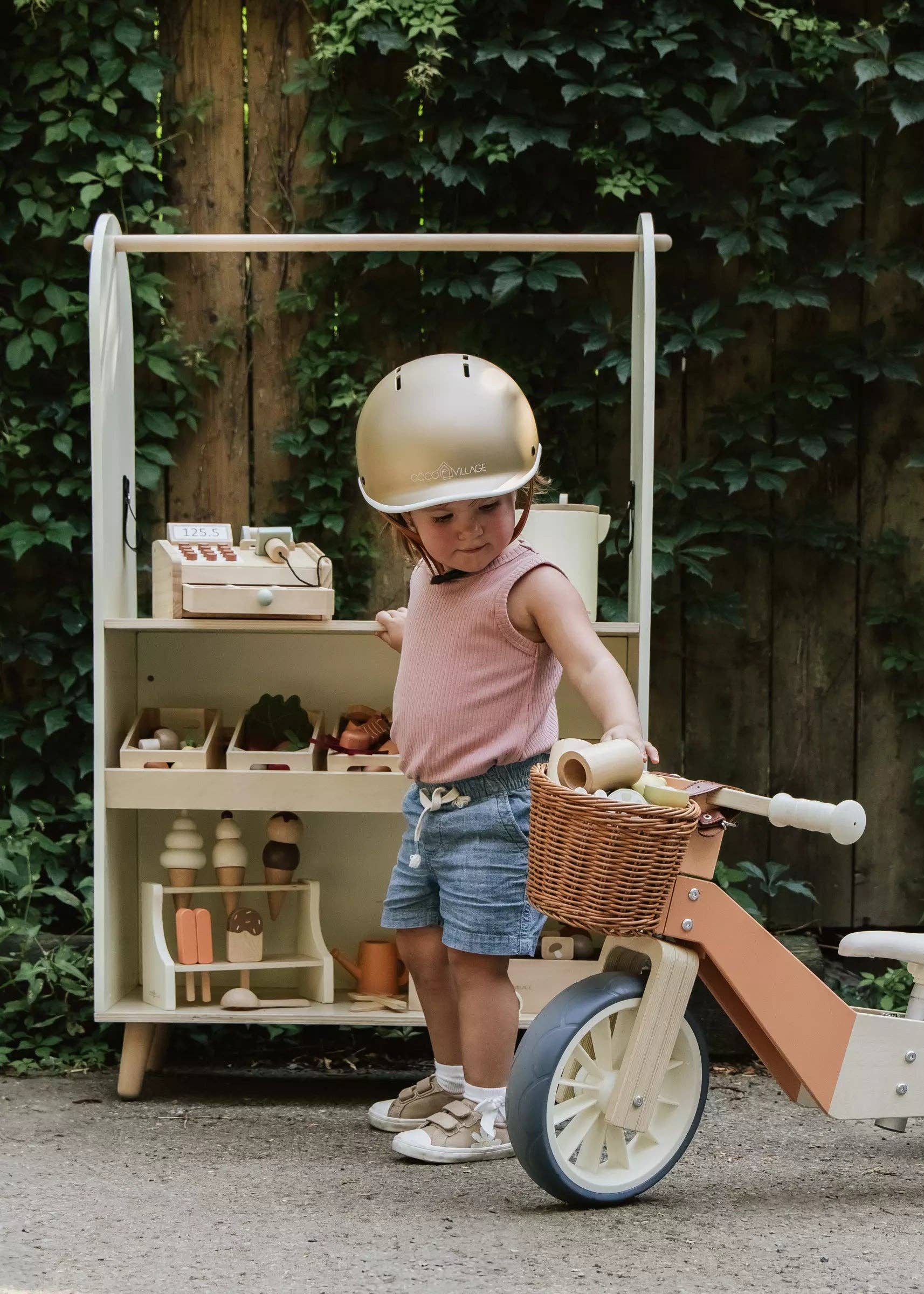 Coco Village - Wholesale Bike/Scooter - Kids - Wooden Balance Bike 3-in-1 - Grapefruit20