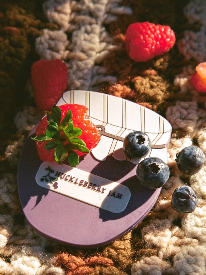 Huckleberry Jam Teether for wholesale by Ellie’s Berry Patch