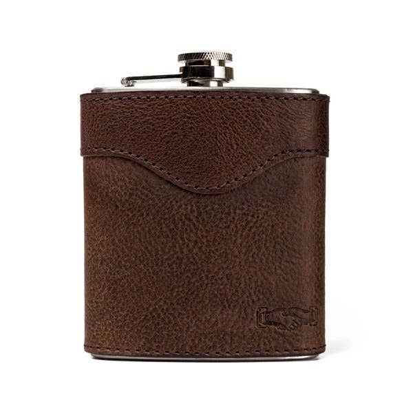 Mission Mercantile Leather Goods – Großhandel Taschenflasche – Campaign Leder Flasche