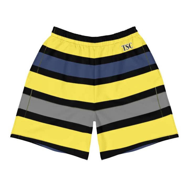 Calções Compridos Tropical Azul/Amarelo para Homem por atacado de Tropical Seas Clothing