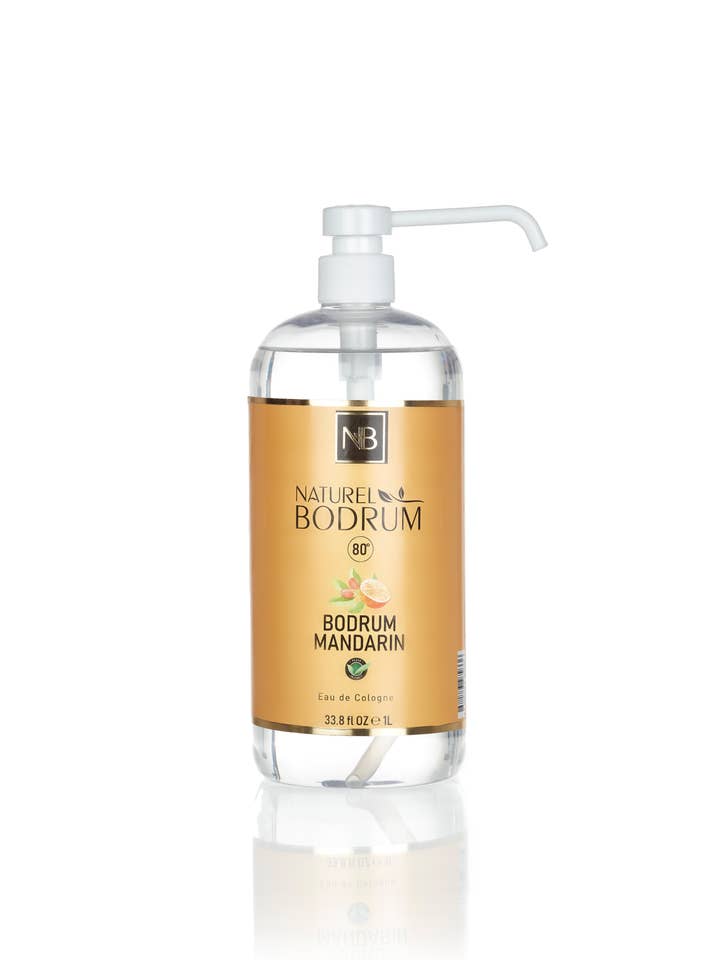 Bodrum Mandarin Eau de Cologne Extra Forte 33,8 Oz Turc Nb pour la vente par NB NATURAL BODRUM