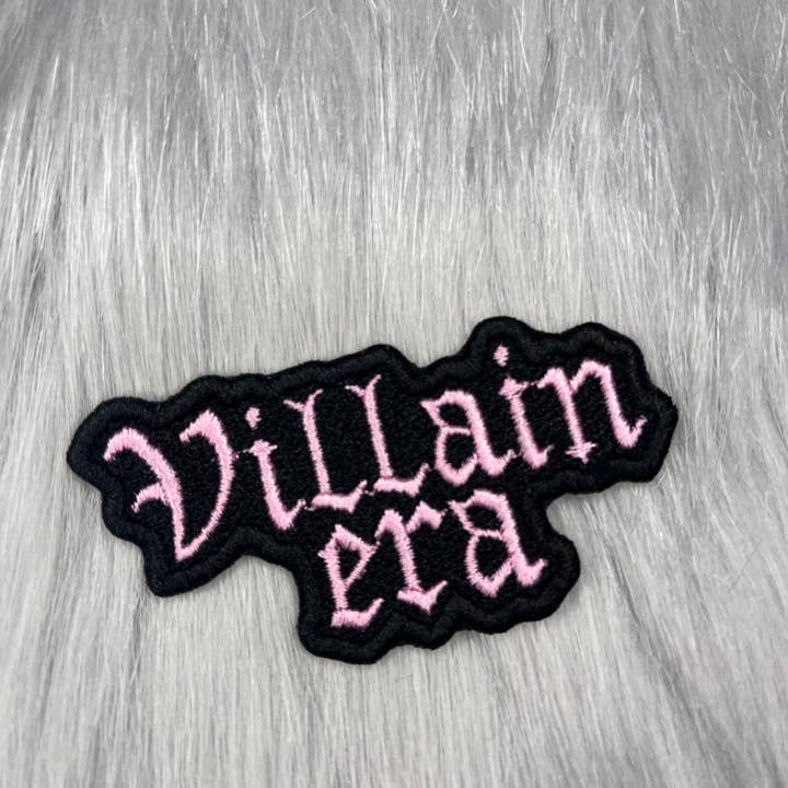 Villain Era Embroidered Patch for wholesale by Troublesome Heart
