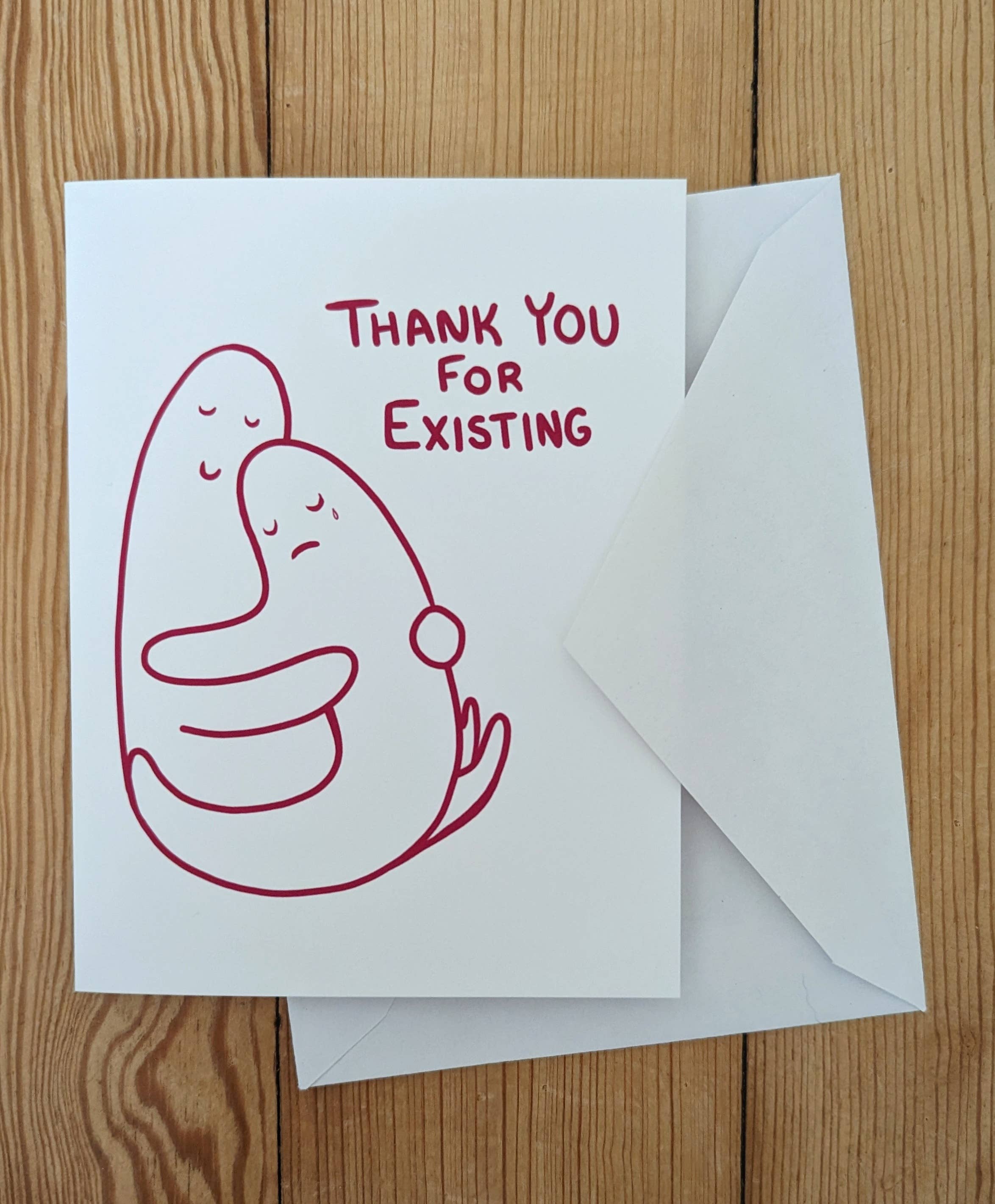 Sadsquatch – Engroshandel Venskabskort – Tak for eksisterende - Sødt forhold Venskabskort1