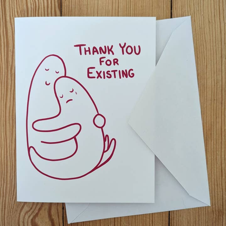 Sadsquatch – Engroshandel Venskabskort – Tak for eksisterende - Sødt forhold Venskabskort1