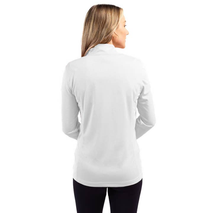 Cutter & Buck - Wholesale Athletic Top - Women's - Clique Ice Pique Womens Half- Zip Tech Pullover